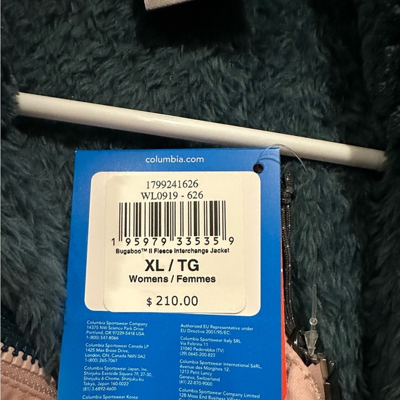 Columbia Bugaboo II Interchangeable Women's Light Pink Ski Jacket - Picture 3 of 5